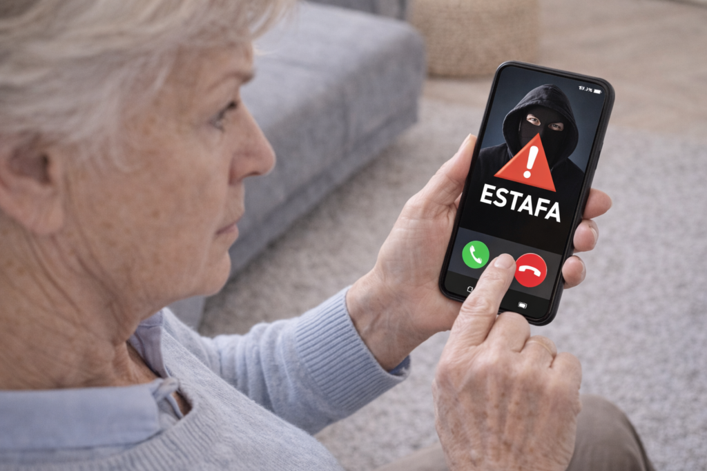 como identificar una llamada estafa