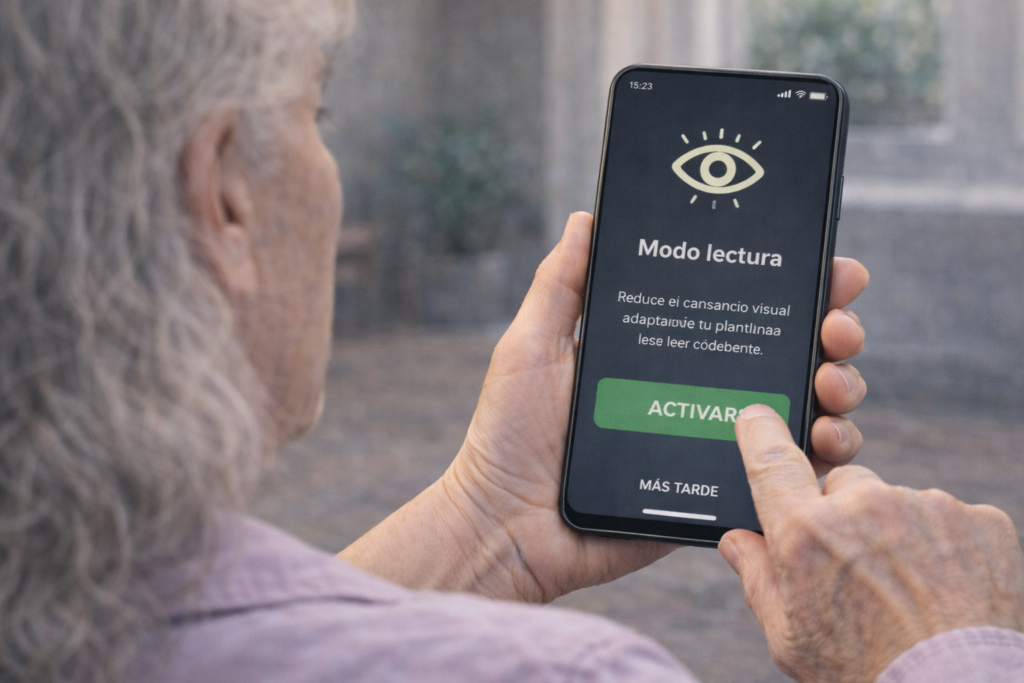 activar el modo lectura