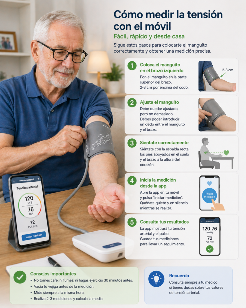 medir la tensión con el móvil