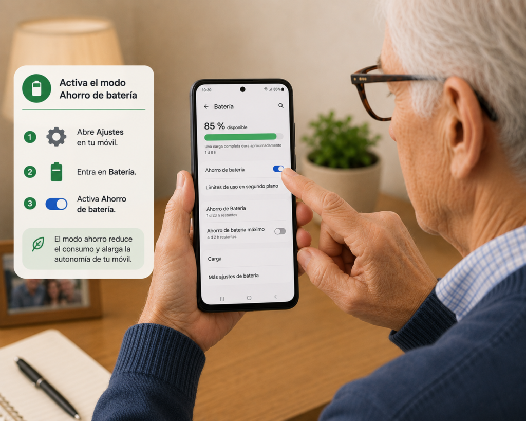 cómo ampliar la batería del móvil