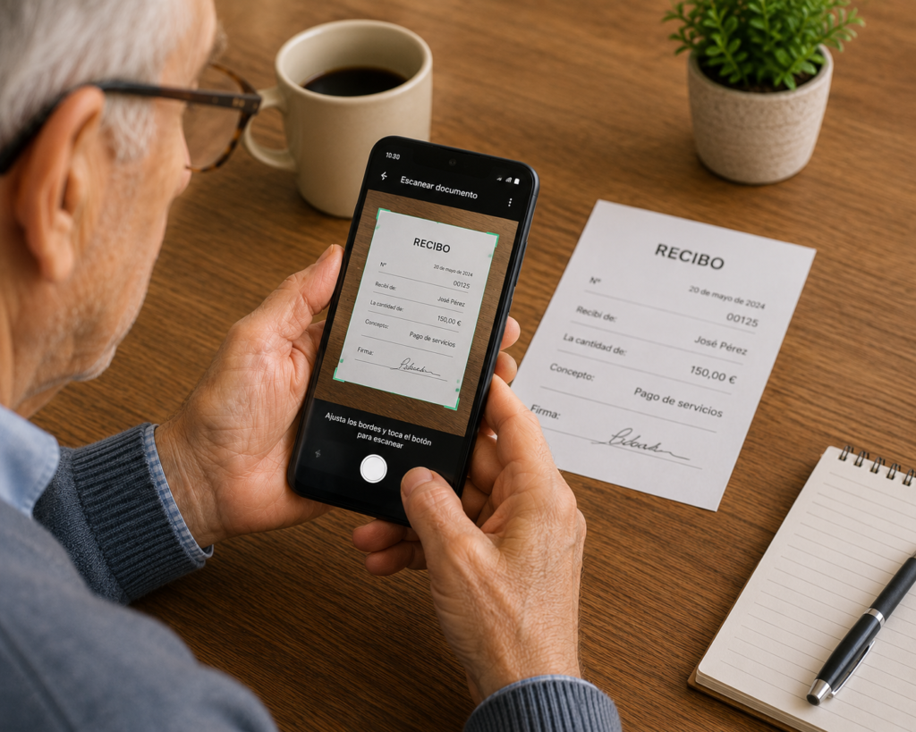 escanear documentos con el móvil