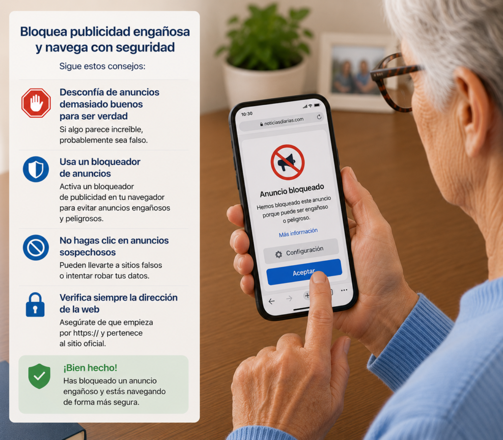 bloquear publicidad engañosa en el móvil